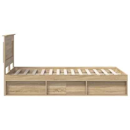 Struttura del letto Sonoma 120 x 190 cm Pino massello | homemem39