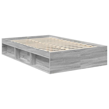 Struttura del letto Grigio Sonoma 120 x 190 cm Pino massello | homemem39