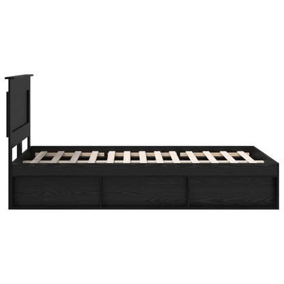 Struttura del letto Nero 120 x 190 cm Pino massello | homemem39