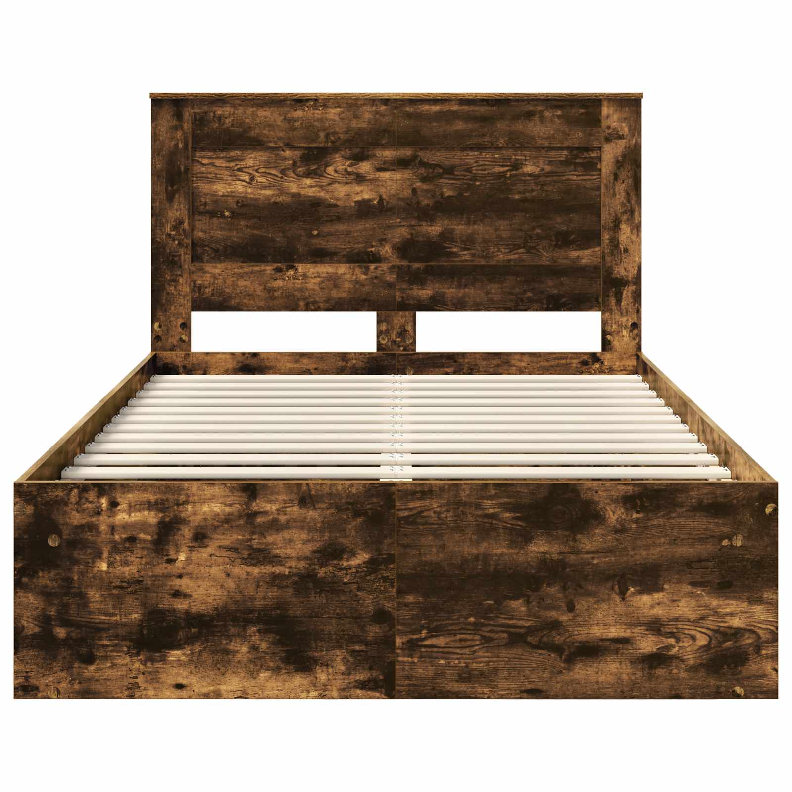 Struttura del letto Rovere fumé 120 x 200 cm Pino massello | homemem39