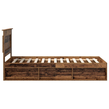 Struttura del letto Legno vecchio 100 x 200 cm Pino massello | homemem39
