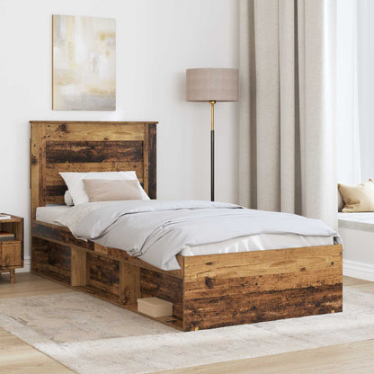Struttura del letto Legno vecchio 90 x 200 cm Pino massello | homemem39