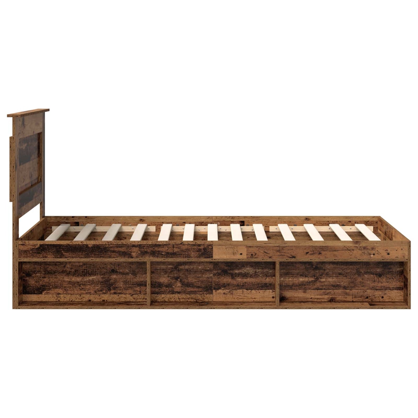 Struttura del letto Legno vecchio 90 x 200 cm Pino massello | homemem39