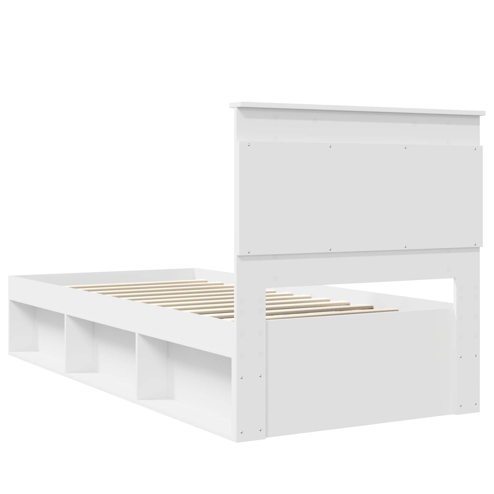 Struttura del letto Bianco 75 x 190 cm Pino massello | homemem39
