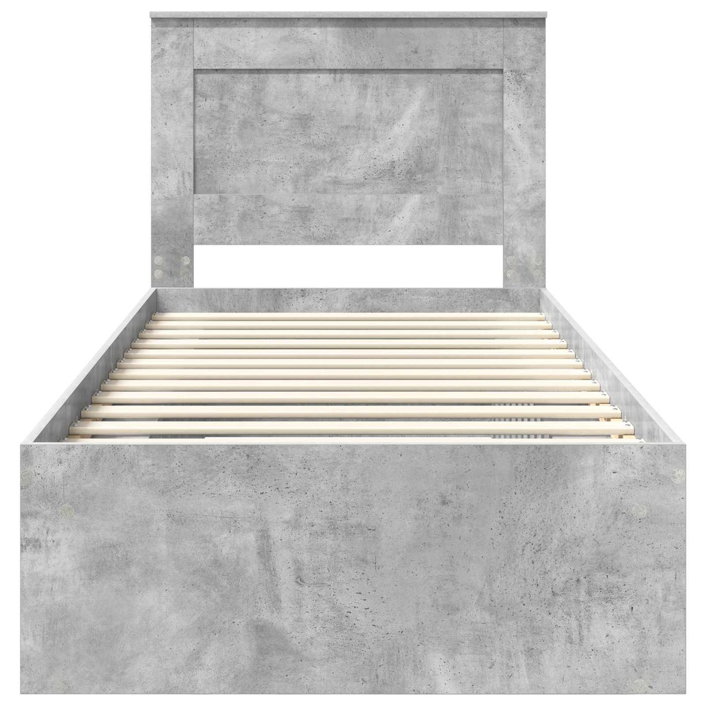 Struttura del letto Grigio Concretè 75 x 190 cm Pino massello | homemem39