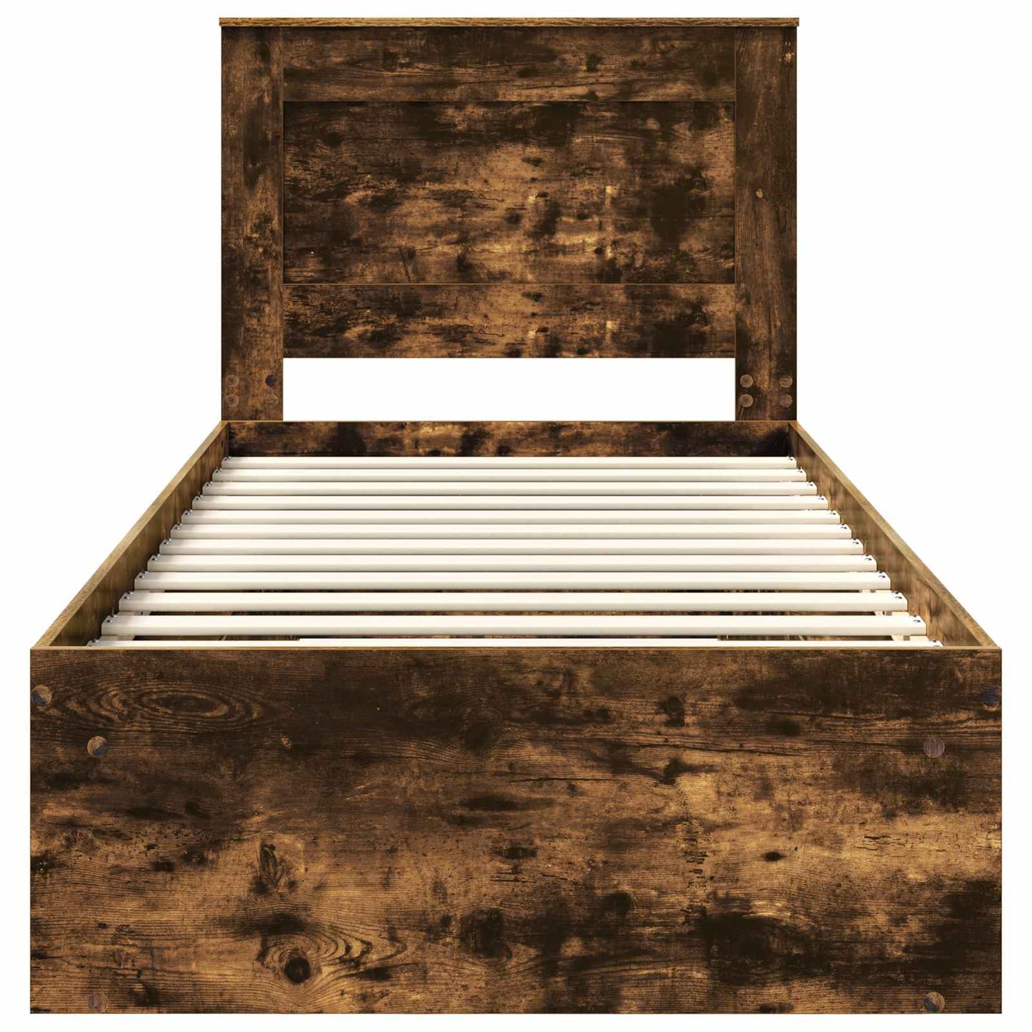 Struttura del letto Rovere fumé 75 x 190 cm Pino massello | homemem39