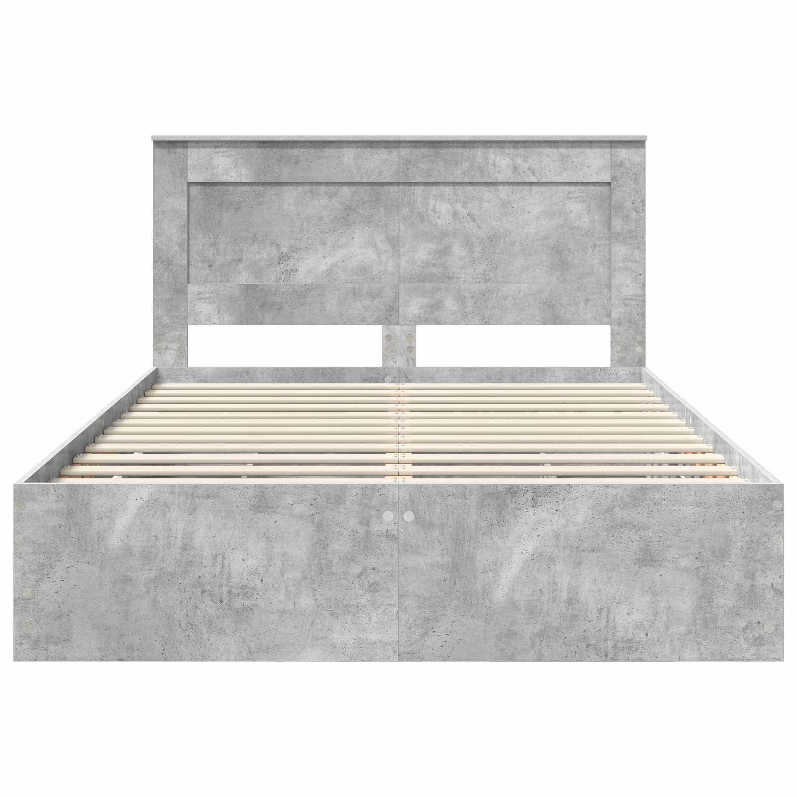 Struttura del letto con cassetto Grigio cemento 150 x 200 cm | homemem39