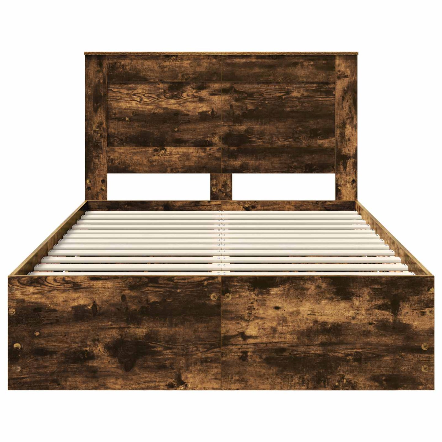 Struttura del letto con cassetto Rovere fumé 135 x 190 cm