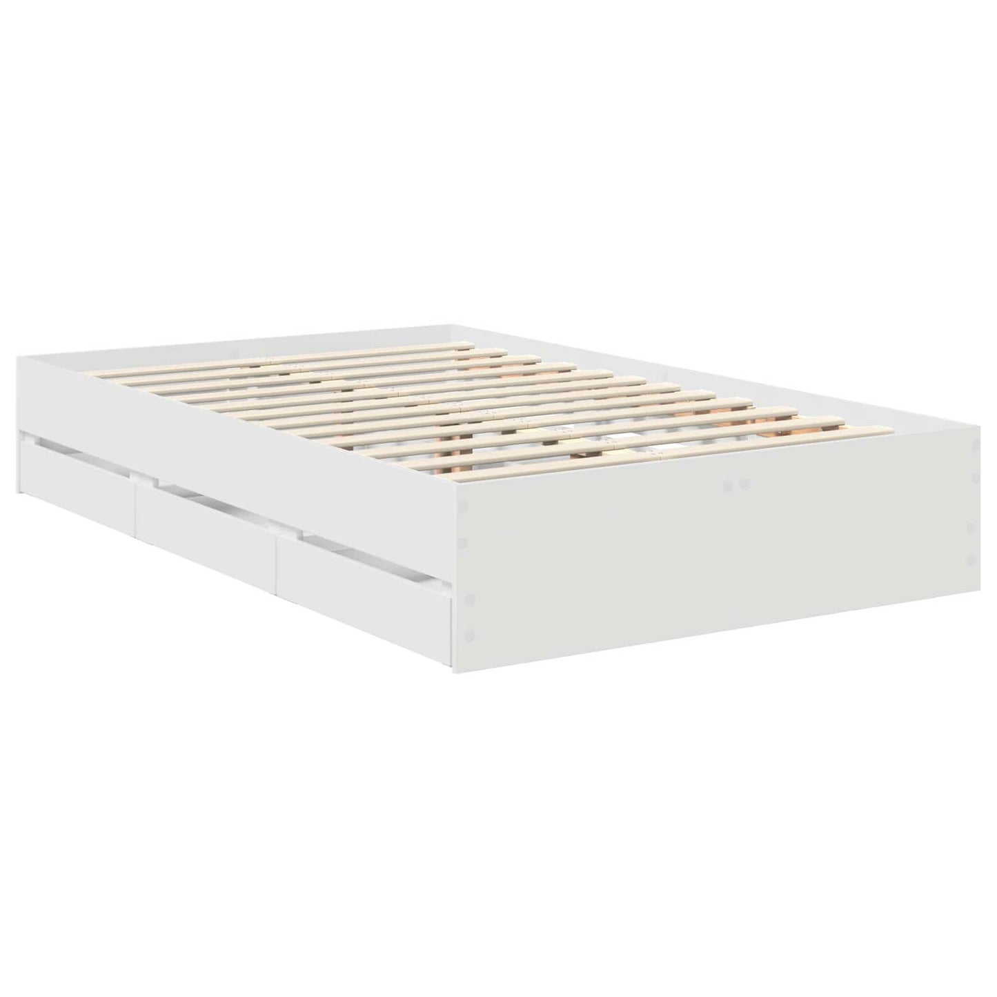 Struttura del letto Bianco 120 x 200 cm Legno Ingegnerizzato