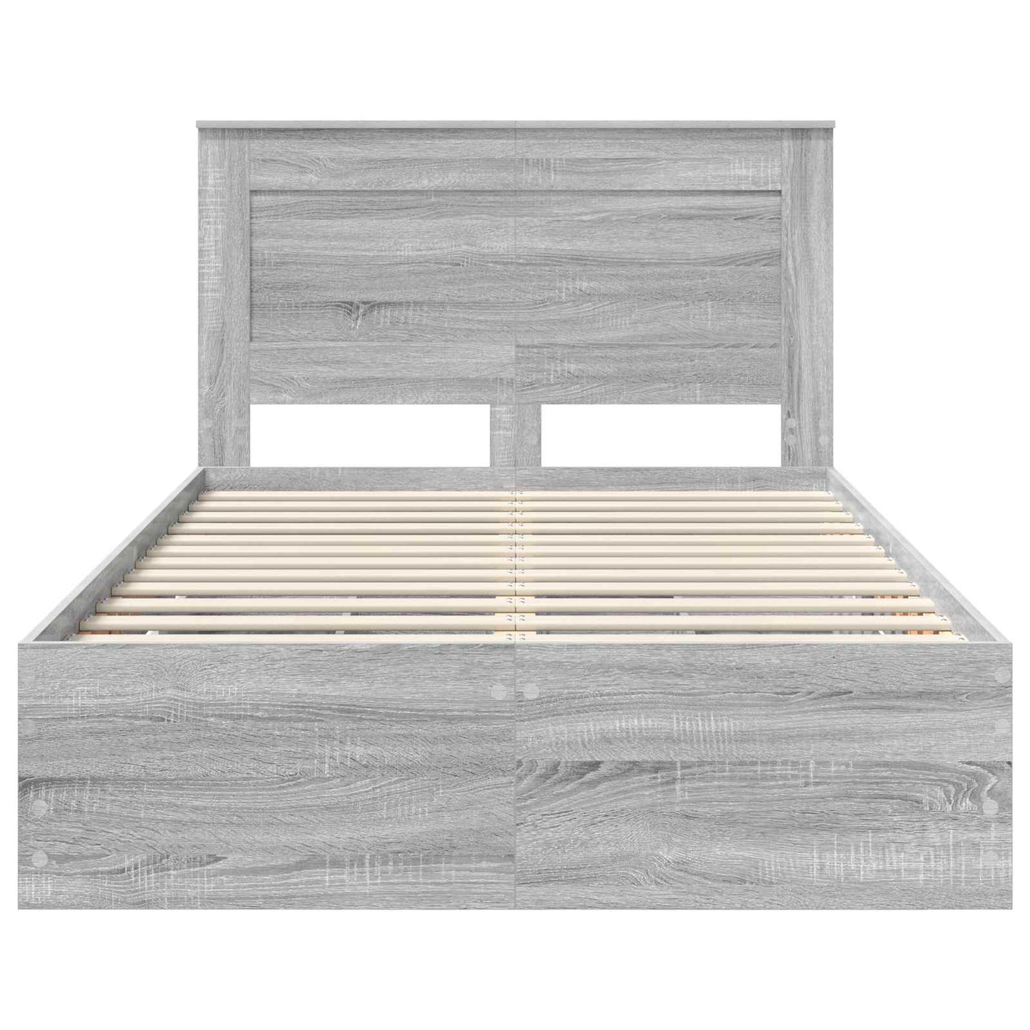 Struttura del letto con cassetto Grigio Sonoma 120 x 200 cm