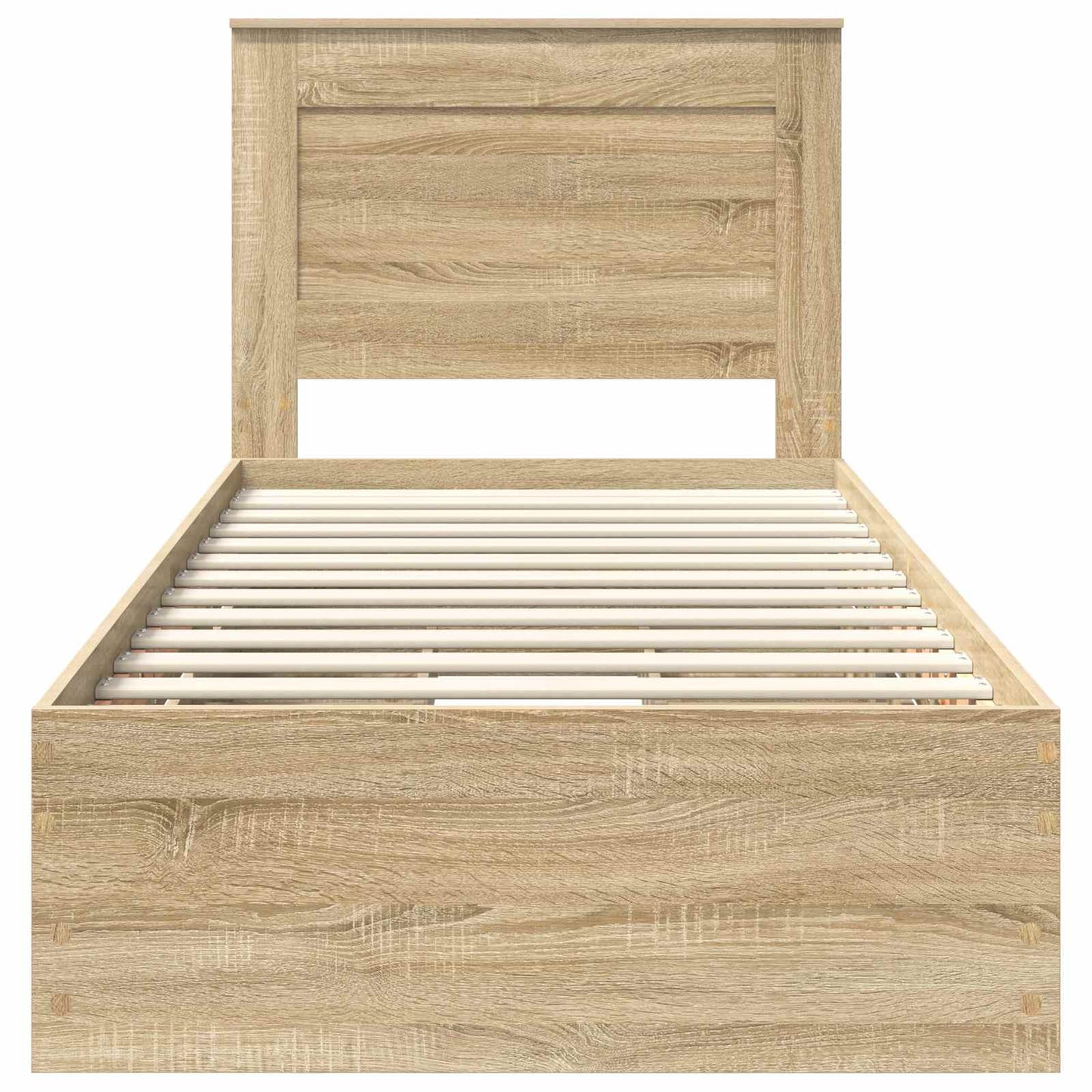 Struttura del letto con cassetto Rovere Sonoma 100 x 200 cm
