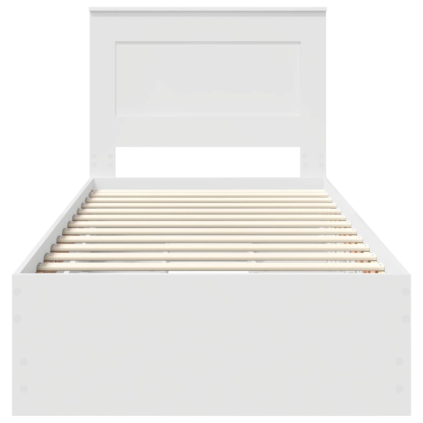 Struttura del letto Bianco 90 x 190 cm Legno Ingegnerizzato