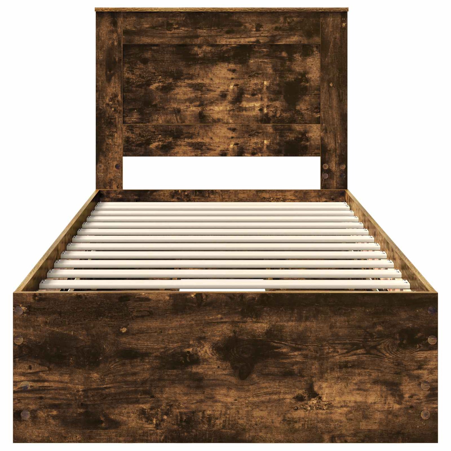 Struttura del letto con cassetto Rovere fumé 90 x 200 cm | homemem39