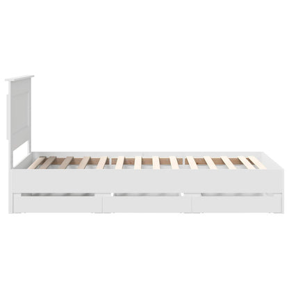 Struttura del letto Bianco 75 x 190 cm Legno Ingegnerizzato