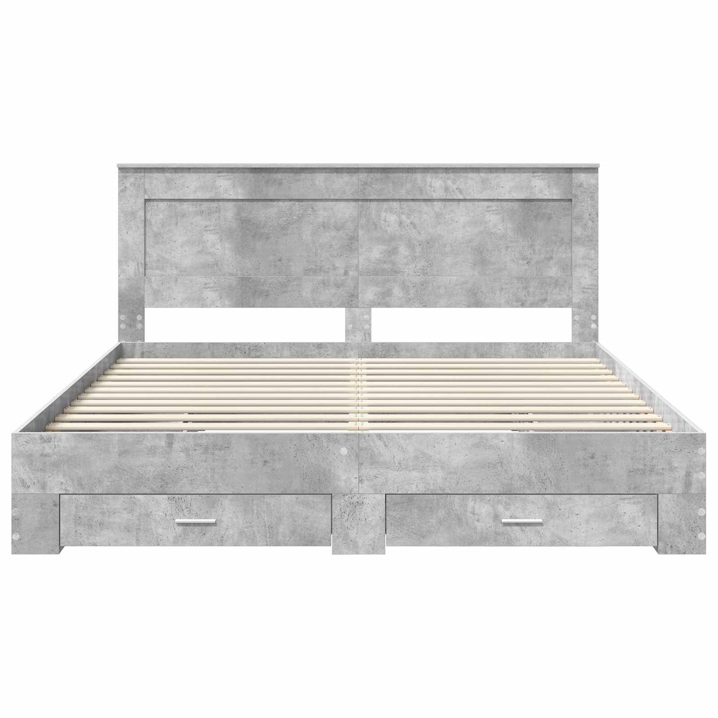 Struttura del letto con cassetto con testiera Legno multistrato | homemem39