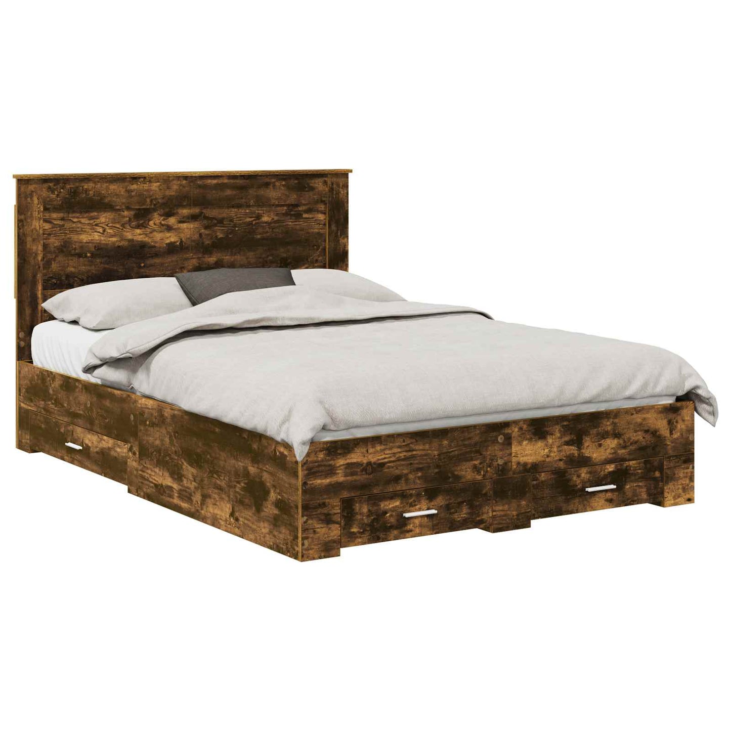 Struttura del letto con cassetto con testiera Legno multistrato | homemem39