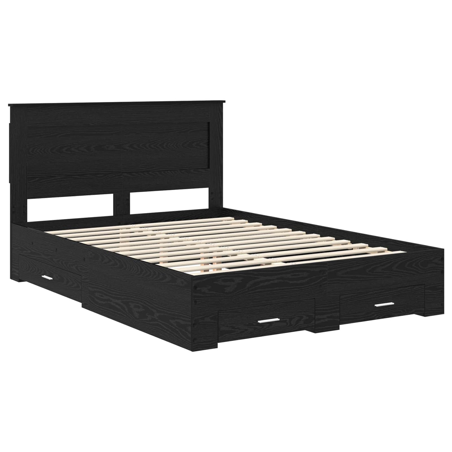 Struttura del letto con cassetto con testiera Legno multistrato | homemem39