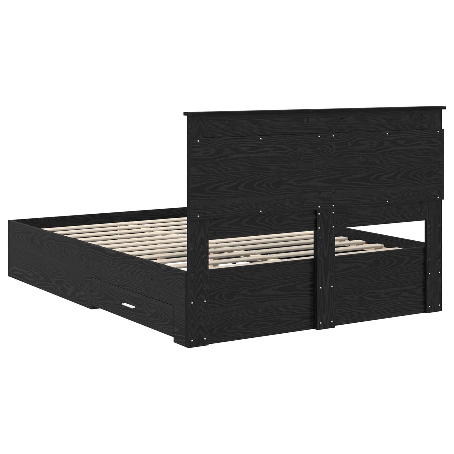 Struttura del letto con cassetto con testiera Legno multistrato | homemem39