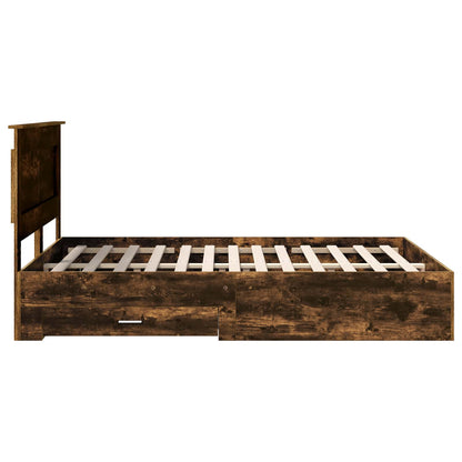 Struttura del letto con cassetto con testiera Legno multistrato | homemem39