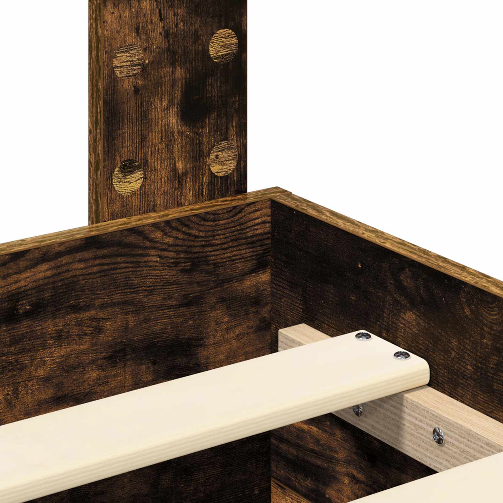 Struttura del letto con cassetto con testiera Legno multistrato | homemem39