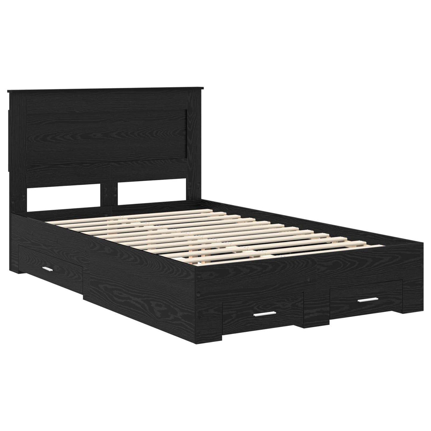 Struttura del letto con cassetto con testiera Legno multistrato | homemem39