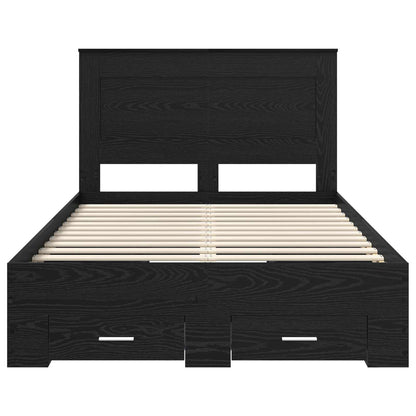 Struttura del letto con cassetto con testiera Legno multistrato | homemem39