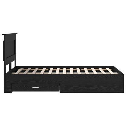 Struttura del letto con cassetto con testiera Legno multistrato | homemem39
