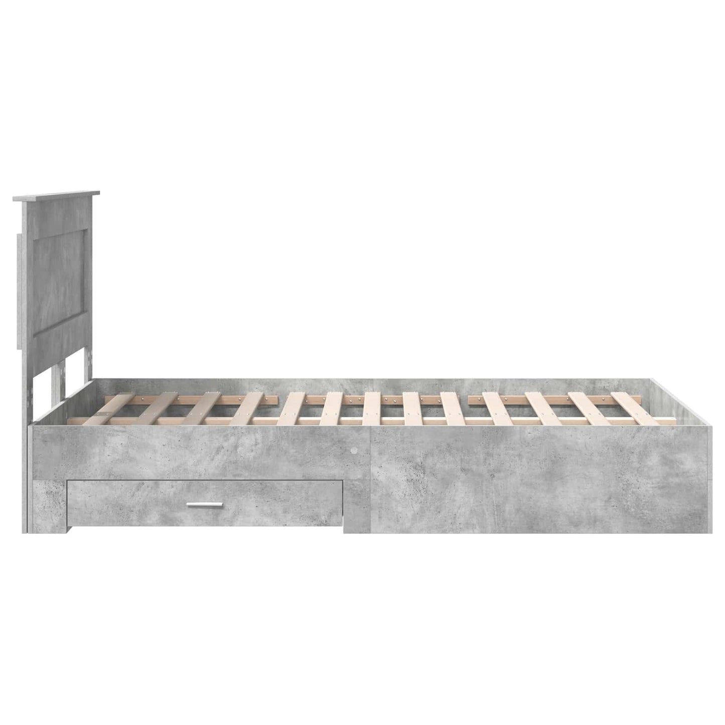 Struttura del letto con cassetto con testiera Legno multistrato | homemem39