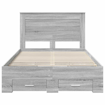 Struttura del letto con cassetto con testiera Legno multistrato | homemem39