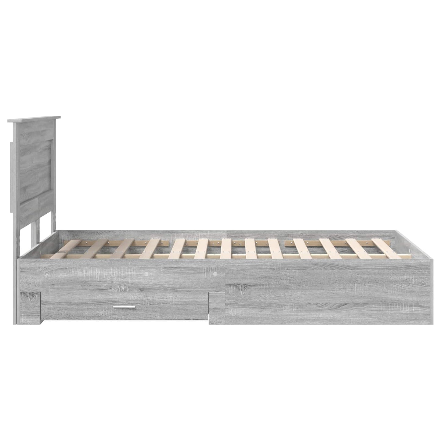 Struttura del letto con cassetto con testiera Legno multistrato | homemem39