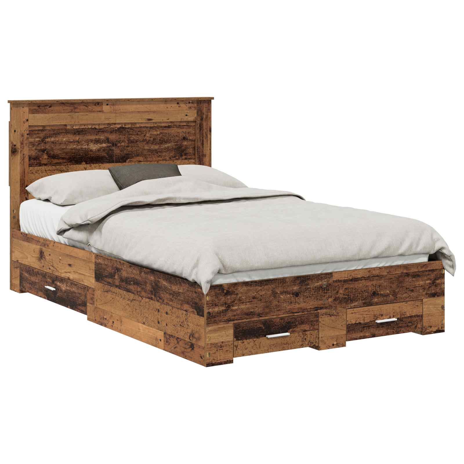 Struttura del letto con cassetto con testiera Legno multistrato | homemem39
