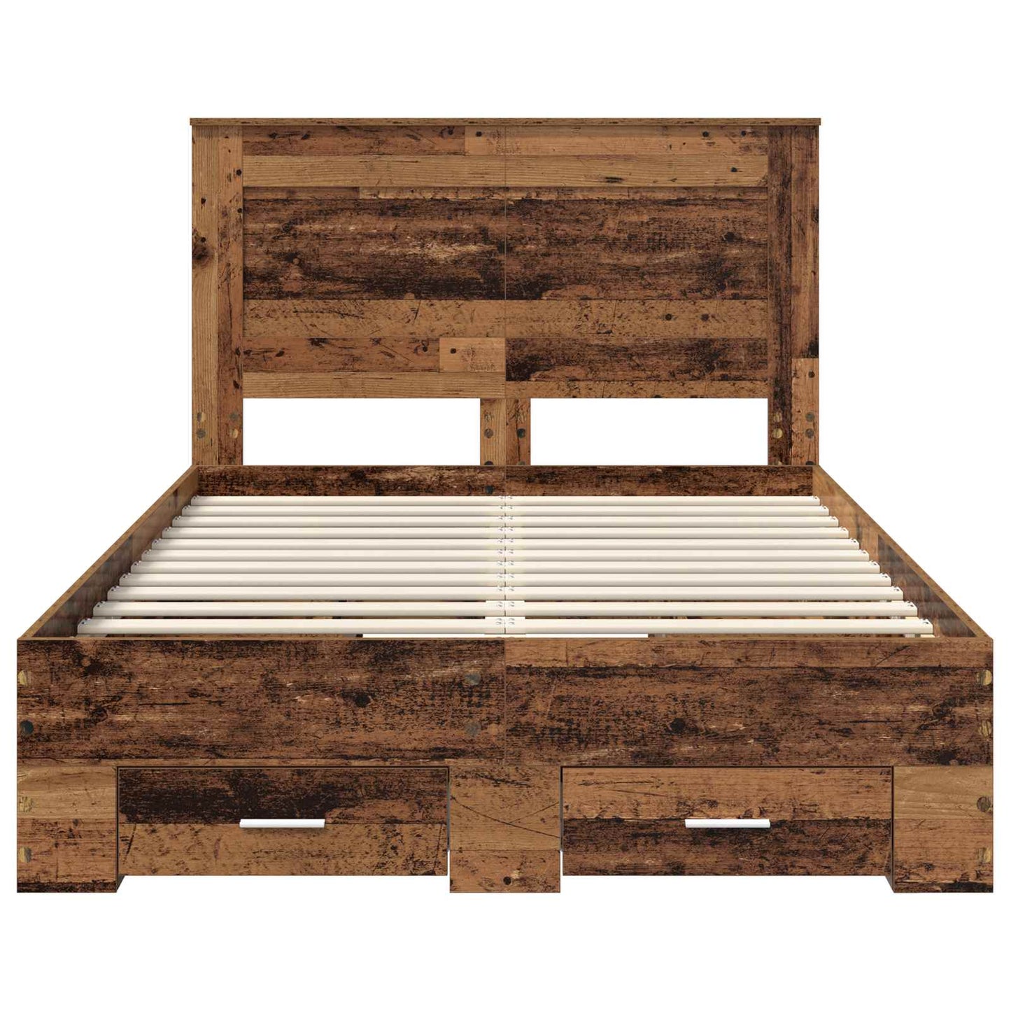 Struttura del letto con cassetto con testiera Legno multistrato | homemem39