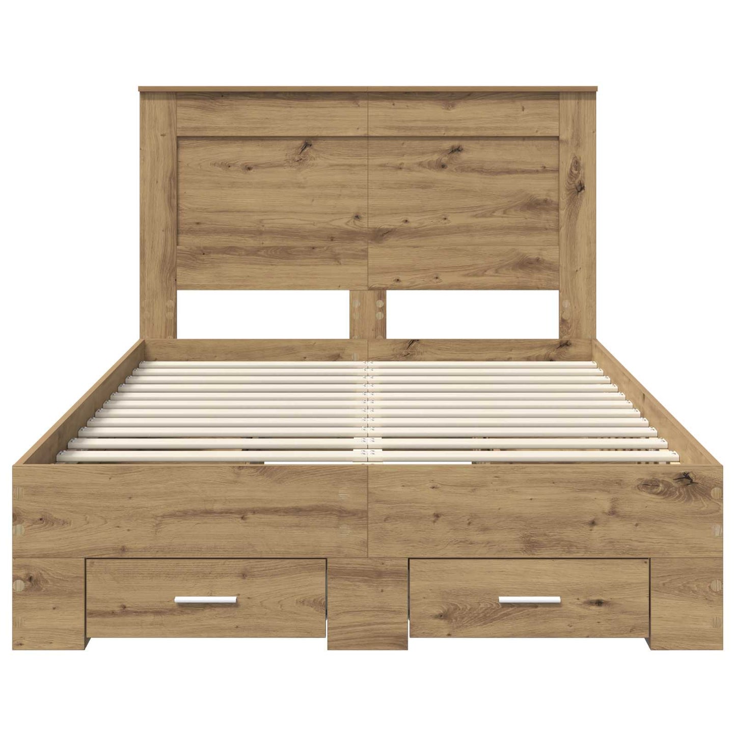 Struttura del letto Rovere artigianale 120 x 190 cm | homemem39