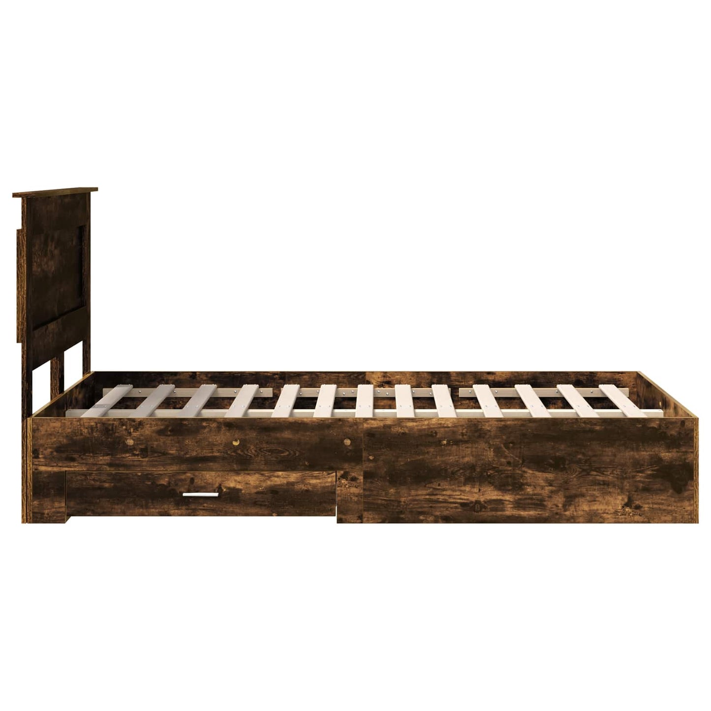 Struttura del letto con cassetto con testiera Legno multistrato | homemem39