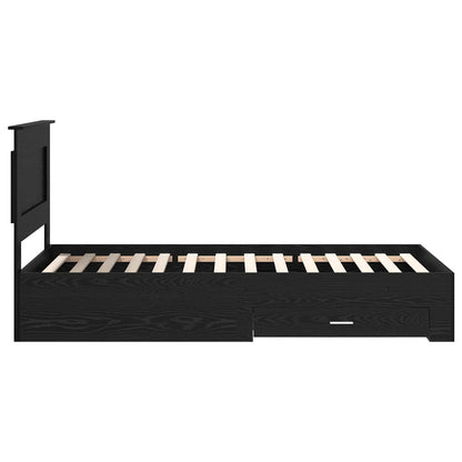 Struttura del letto con cassetto con testiera Legno multistrato | homemem39