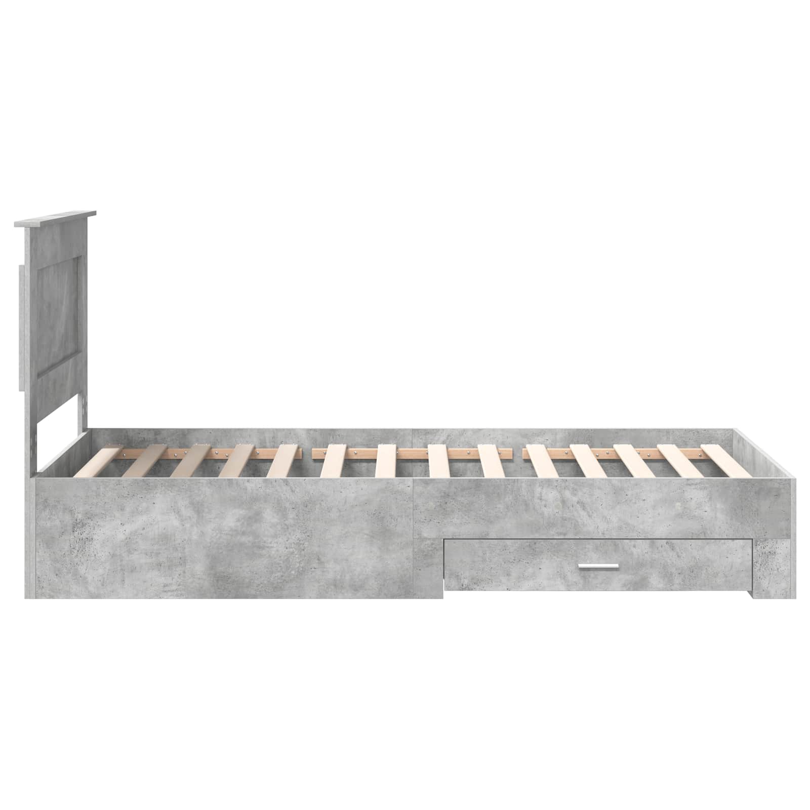 Struttura del letto con cassetto con testiera Legno multistrato | homemem39