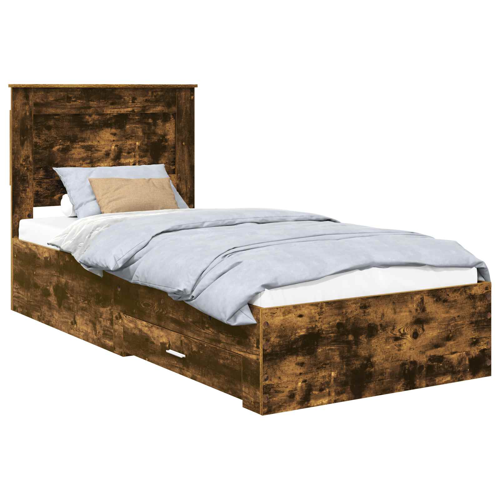 Struttura del letto con cassetto con testiera Legno multistrato | homemem39
