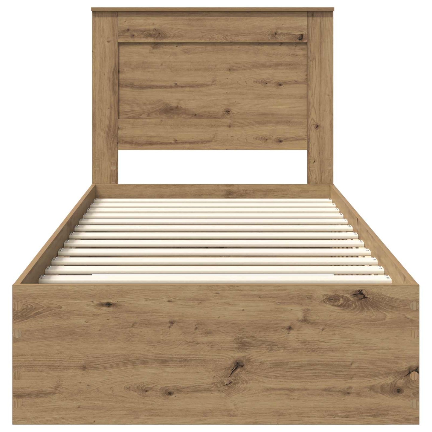 Struttura del letto Rovere artigianale 100 x 200 cm | homemem39