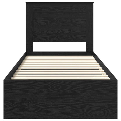 Struttura del letto con cassetto con testiera Legno multistrato | homemem39