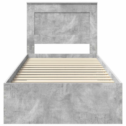 Struttura del letto con cassetto con testiera Legno multistrato | homemem39