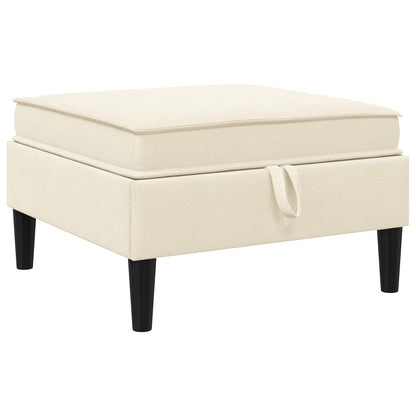 Set di mobili per il soggiorno 4 pcs Crema Tessuto | homemem39