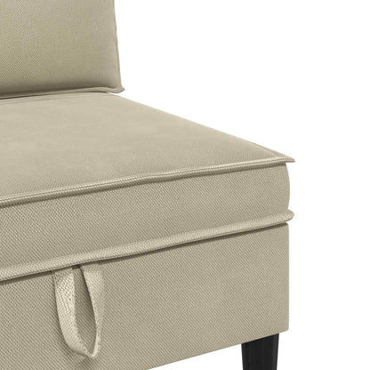 Set di mobili per il soggiorno 3 pcs Sabbia Tessuto | homemem39