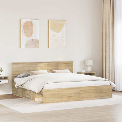 Struttura del letto Sonoma 200 x 200 cm Pino massello | homemem39