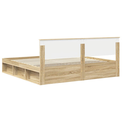 Struttura del letto Sonoma 200 x 200 cm Pino massello | homemem39