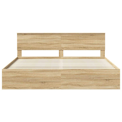 Struttura del letto Sonoma 200 x 200 cm Pino massello | homemem39