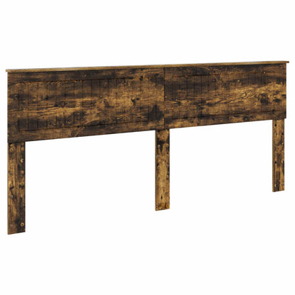 Struttura del letto Rovere fumé 200 x 200 cm Pino massello | homemem39