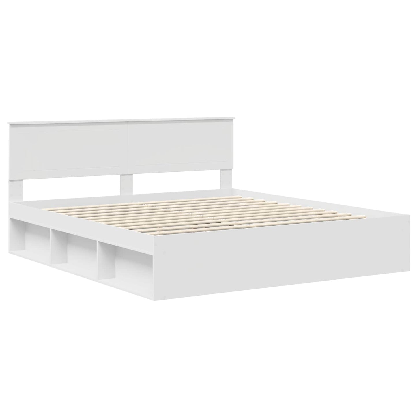 Struttura del letto Bianco 180 x 200 cm Pino massello | homemem39