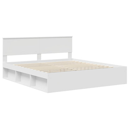 Struttura del letto Bianco 180 x 200 cm Pino massello | homemem39