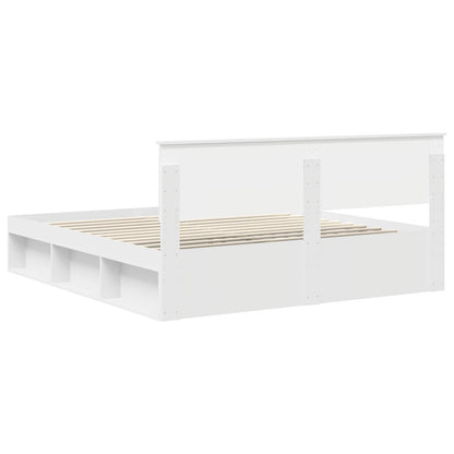 Struttura del letto Bianco 180 x 200 cm Pino massello | homemem39