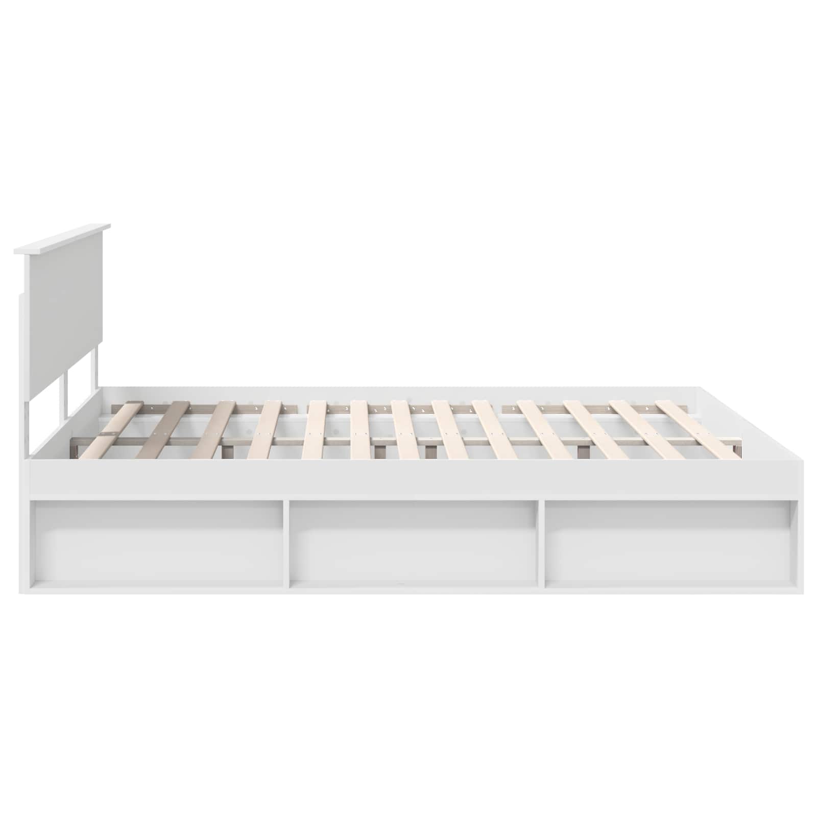 Struttura del letto Bianco 180 x 200 cm Pino massello | homemem39